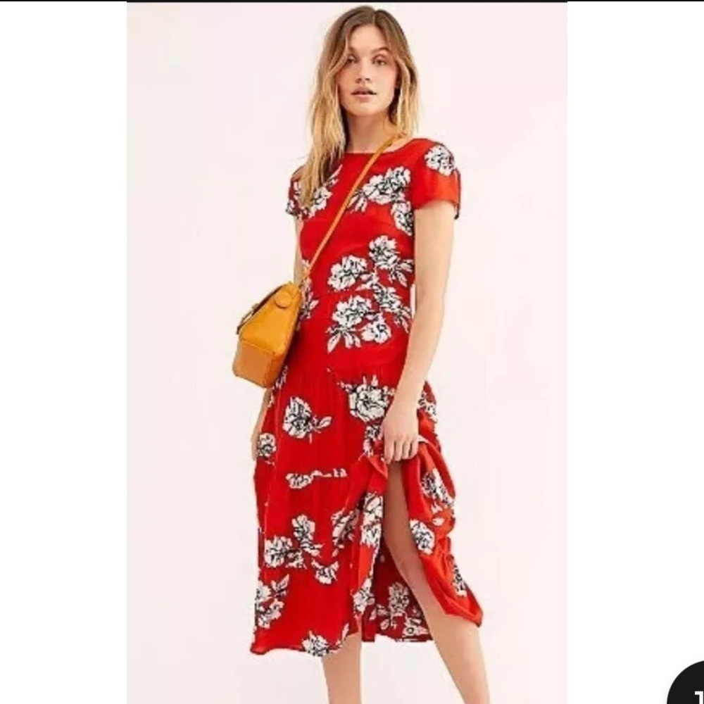 Free People Rita Tiered Floral Dress